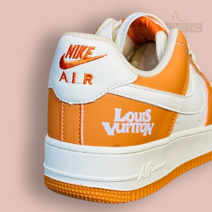 NIKE Air Force 1 x LV SW8 Orange & White