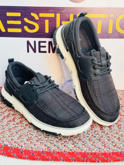 Finelook Ultra-Light Black Shoes – Sleek, Comfortable, and Stylish Footwear